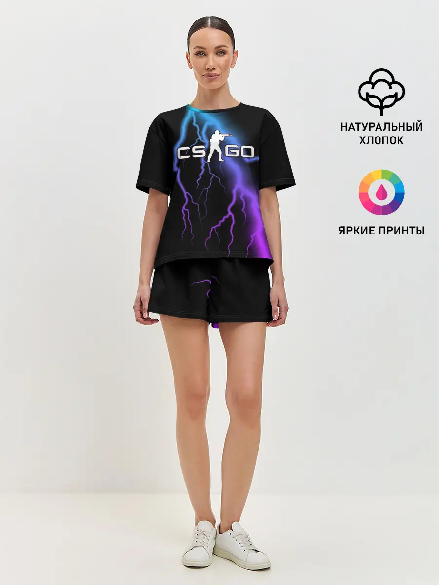 Женская пижама с шортами / COUNTER STRIKE