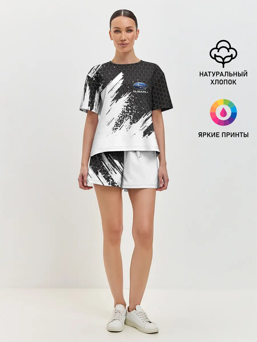 Женская пижама с шортами / SUBARU