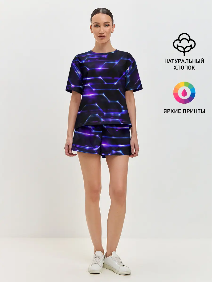 Женская пижама с шортами / Технологии будущее нано броня