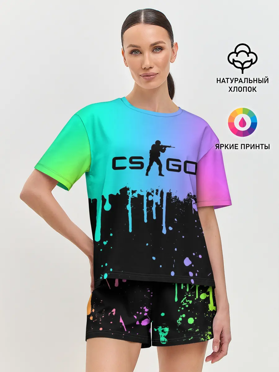 Женская пижама с шортами / COUNTER STRIKE