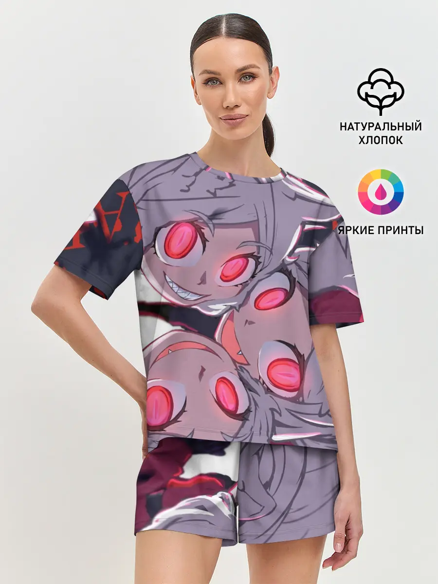 Женская пижама с шортами / МИЛЫЕ КОШЕЧКИ