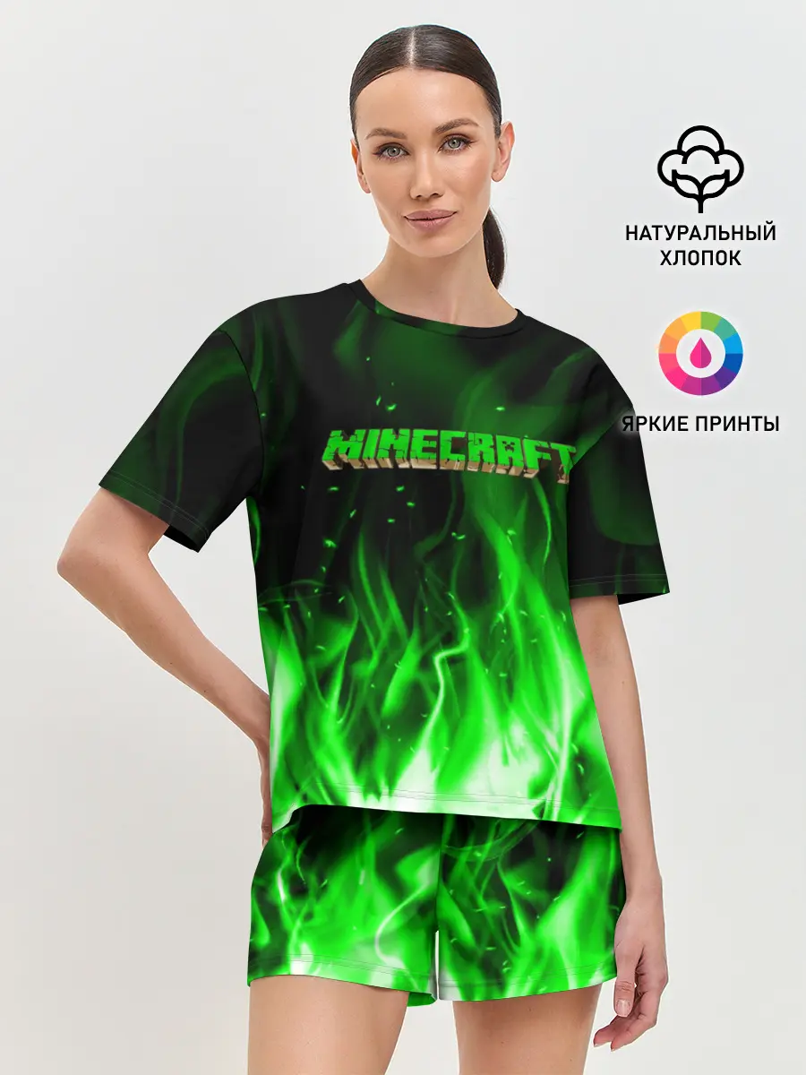 Женская пижама с шортами / MINECRAFT