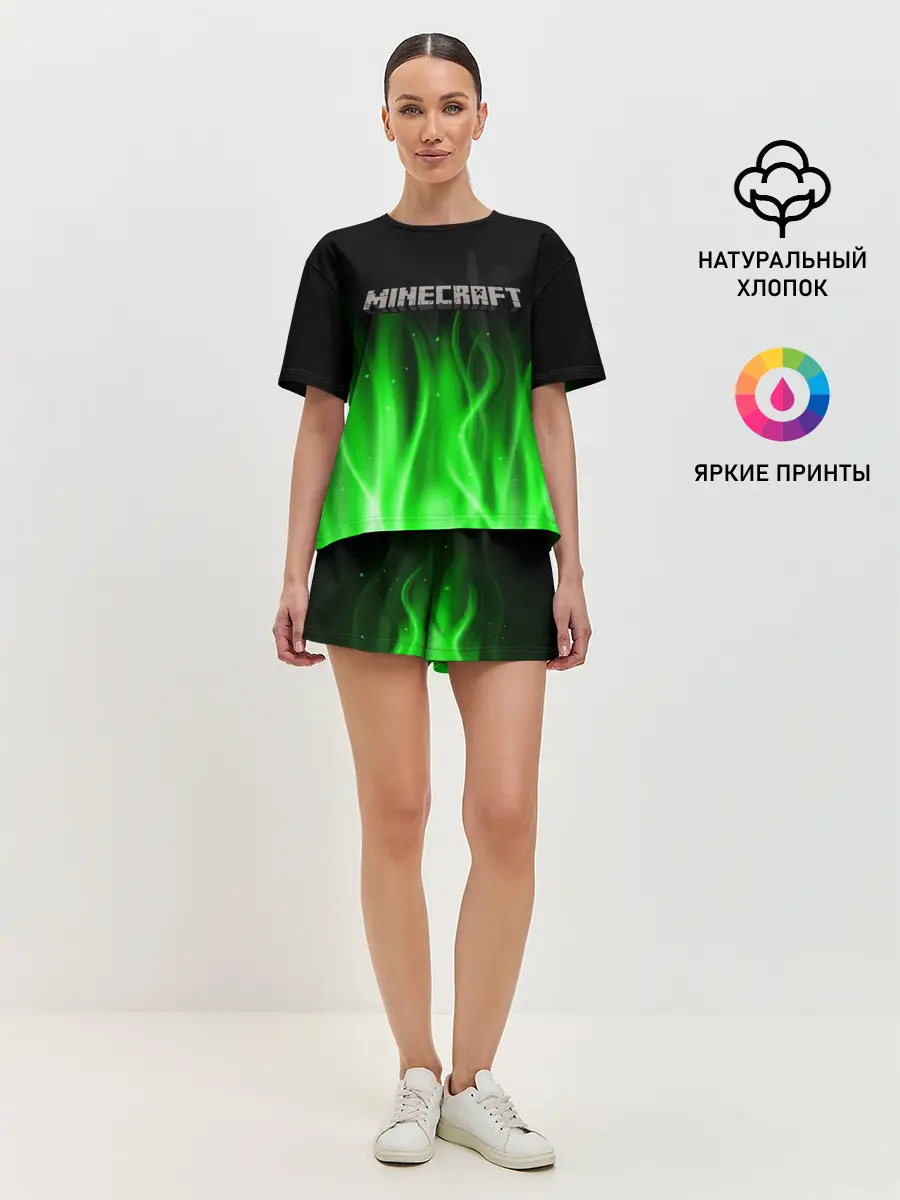 Женская пижама с шортами / MINECRAFT