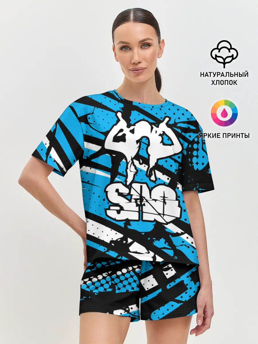 Женская пижама с шортами / Sword Art Online