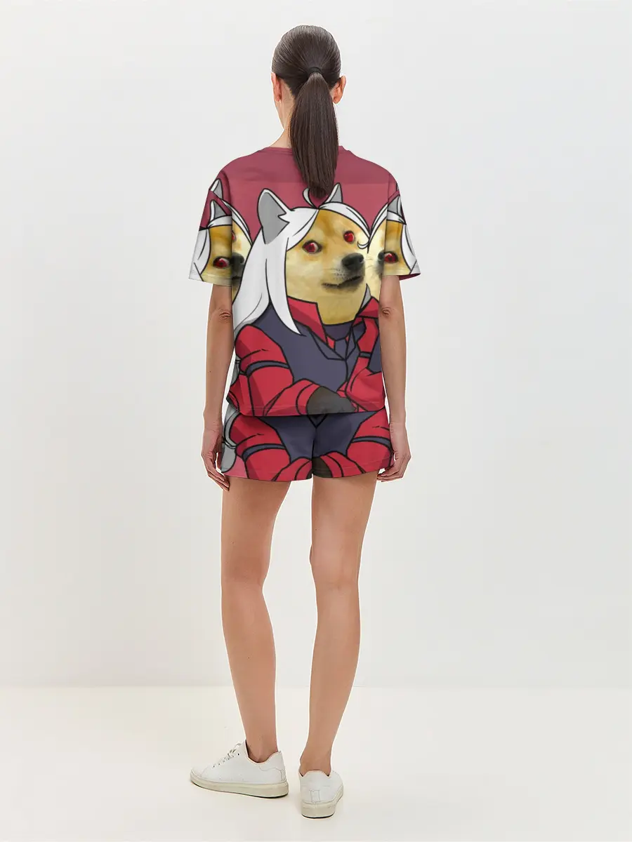 Женская пижама с шортами / ХЕЛЛТЕЙКЕР ДОГГО