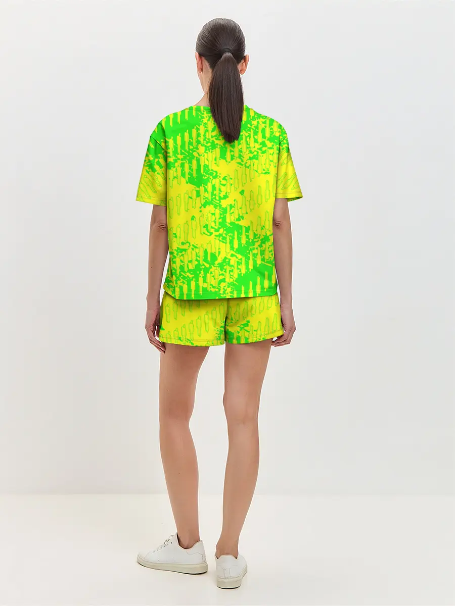 Женская пижама с шортами / билли айлиш