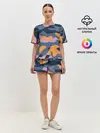 Женская пижама с шортами / Спортивный милитари