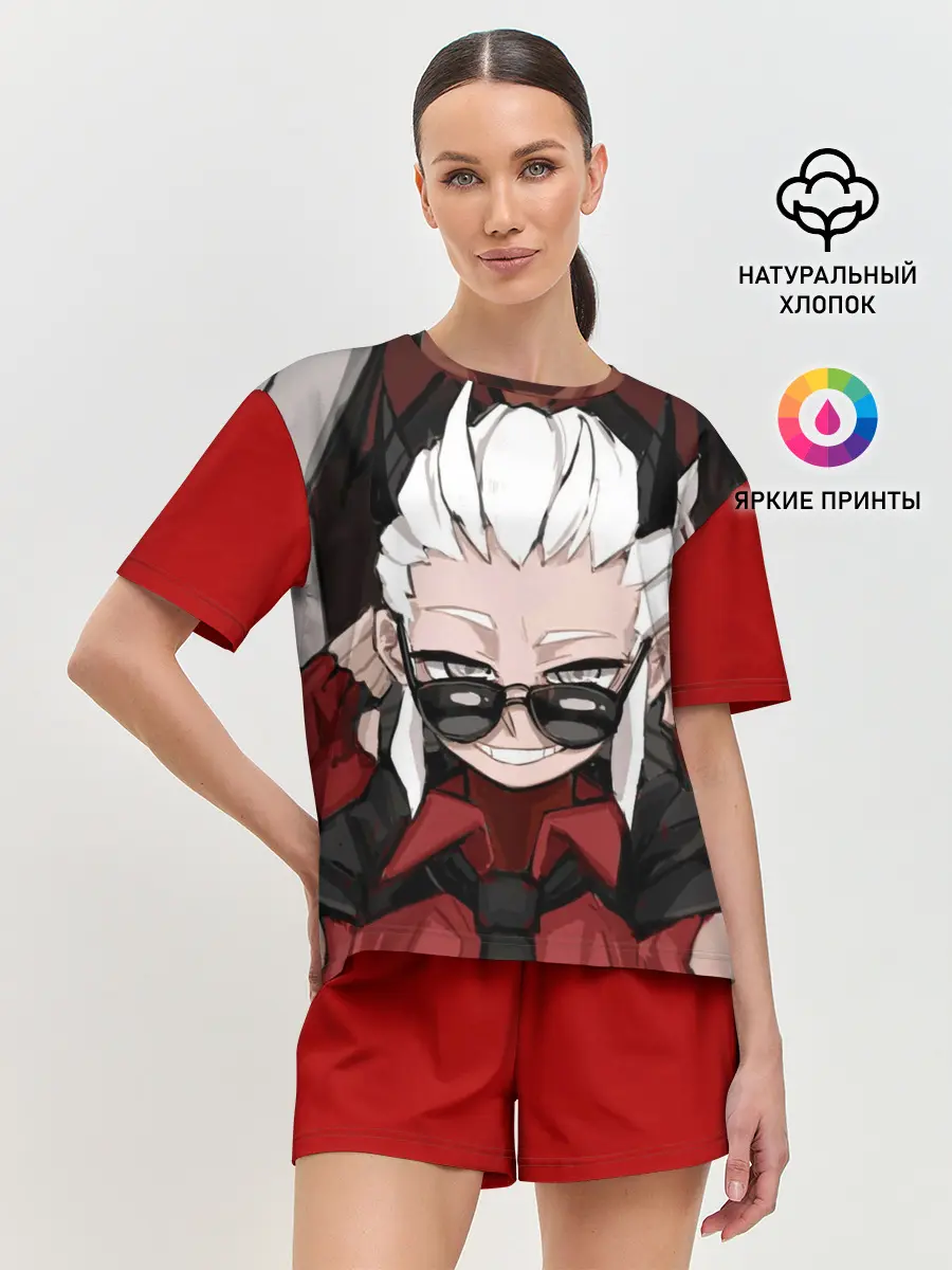 Женская пижама с шортами / Справедливость Хеллтейкер