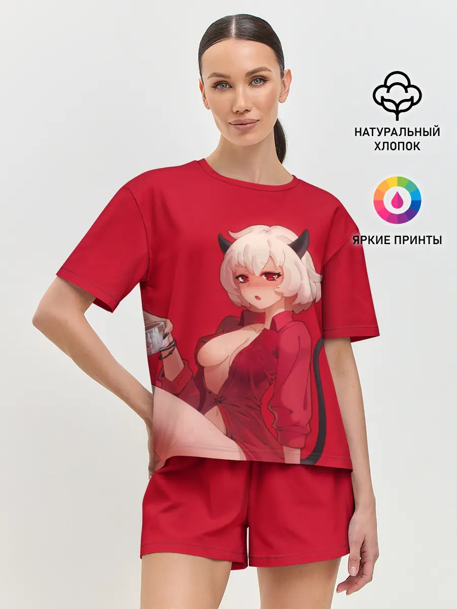 Женская пижама с шортами / HELLTAKER