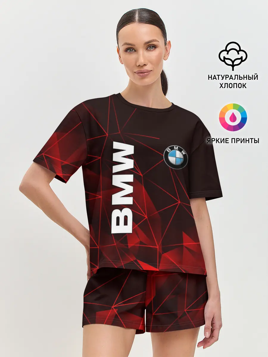 Женская пижама с шортами / BMW