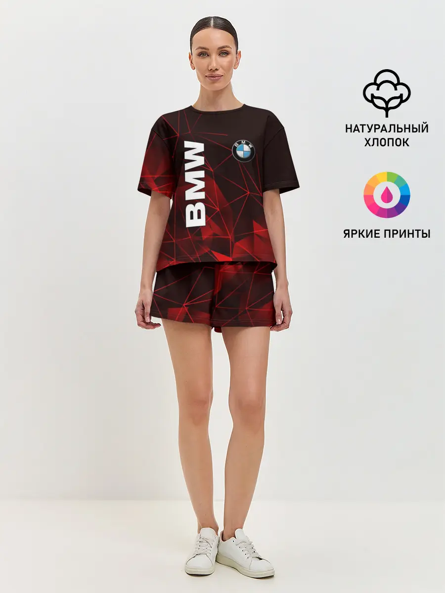 Женская пижама с шортами / BMW