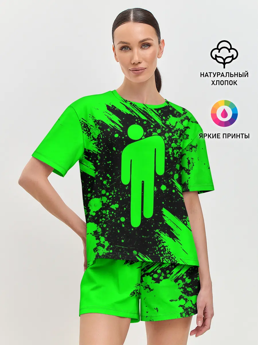 Женская пижама с шортами / BILLIE EILISH