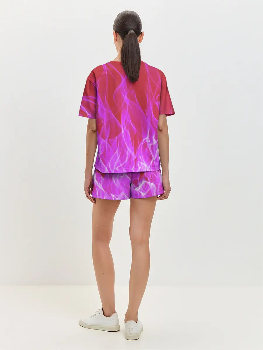 Женская пижама с шортами / HELLTAKER. Модеус в огне