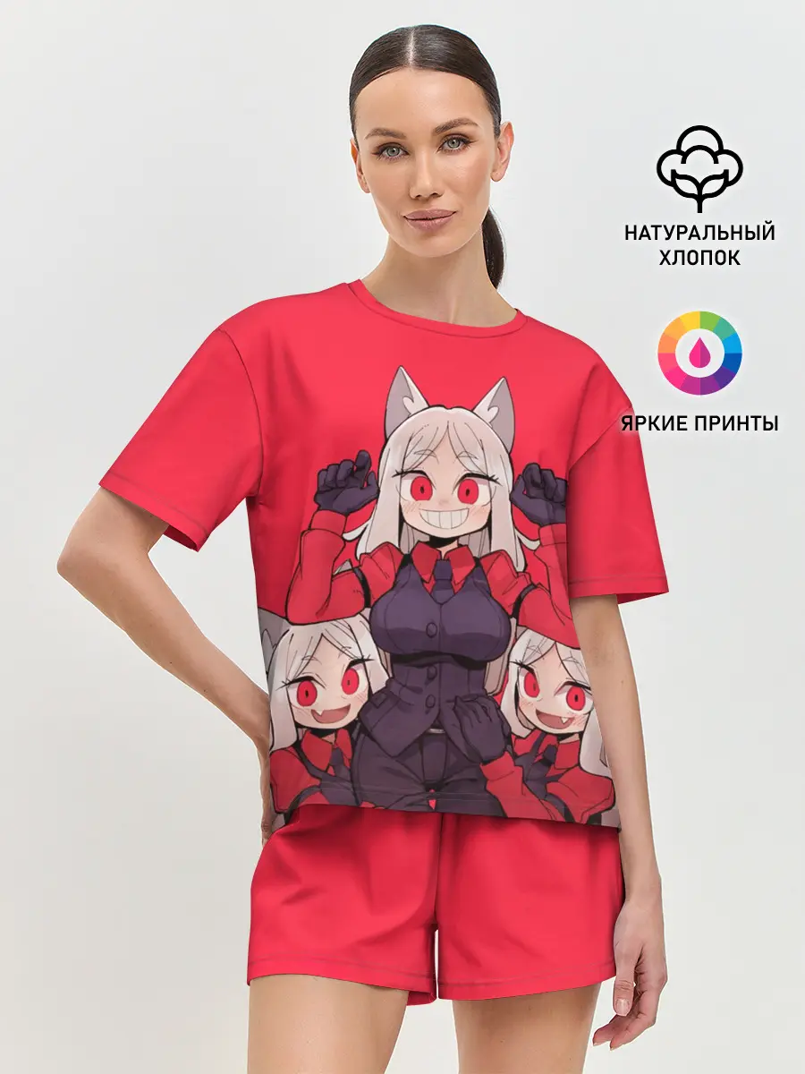 Женская пижама с шортами / Сестрички Цербер