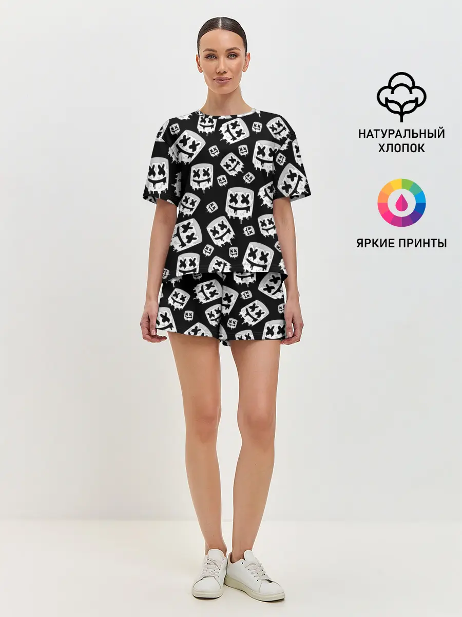 Женская пижама с шортами / MARSHMELLO