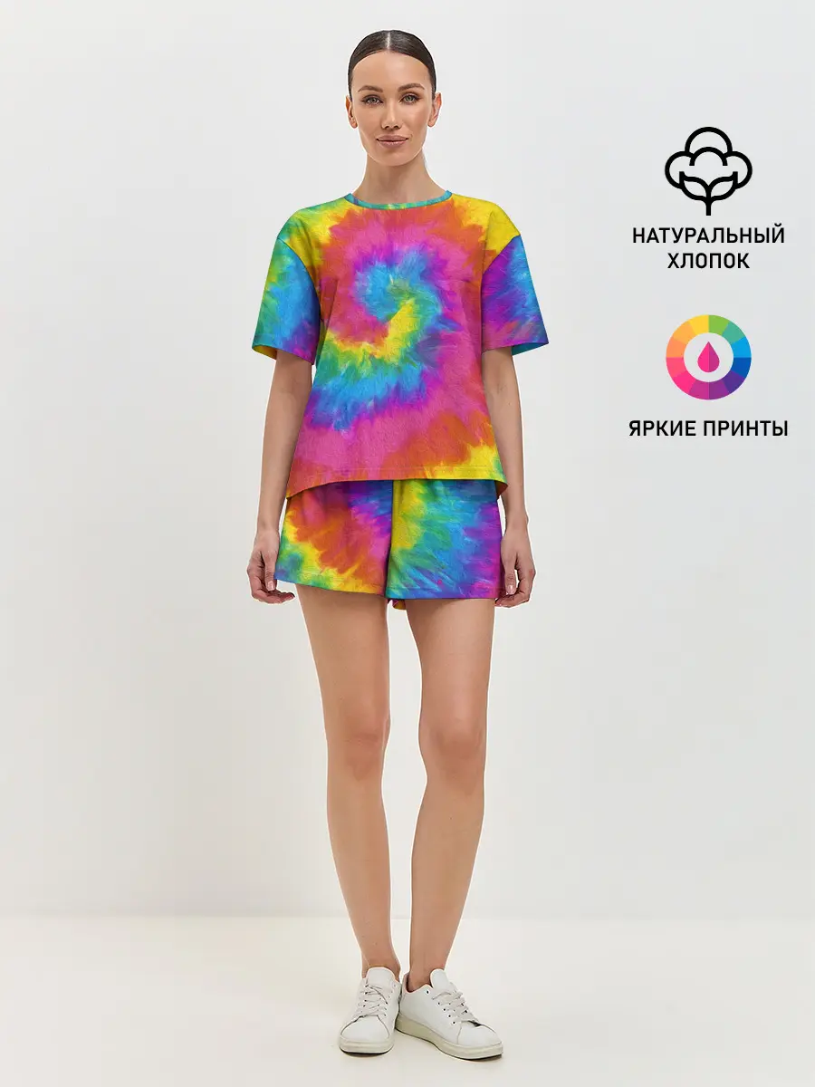 Женская пижама с шортами / ХИППИ