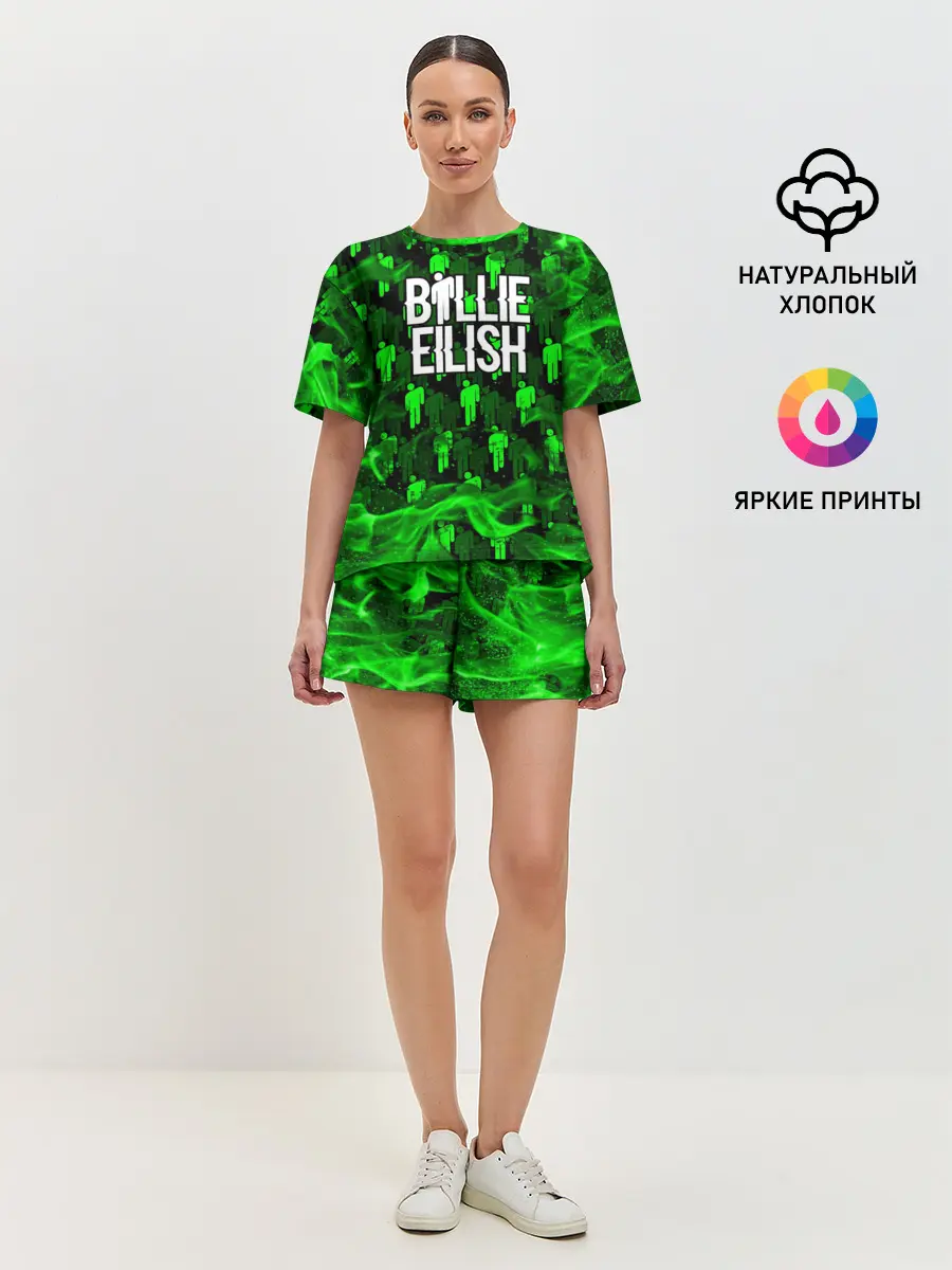 Женская пижама с шортами / BILLIE EILISH