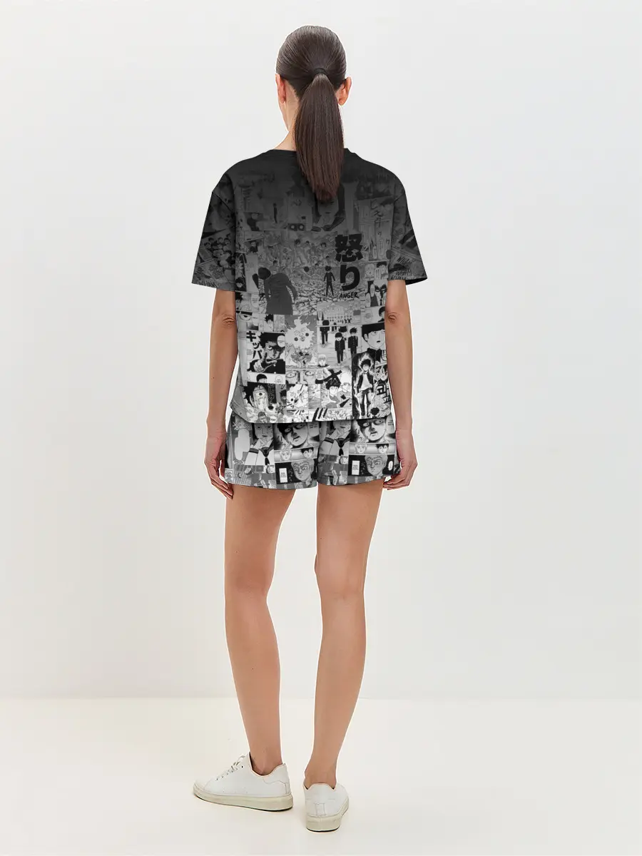 Женская пижама с шортами / МОБ ПСИХО 100