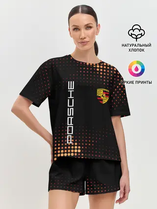 Женская пижама с шортами / PORSCHE
