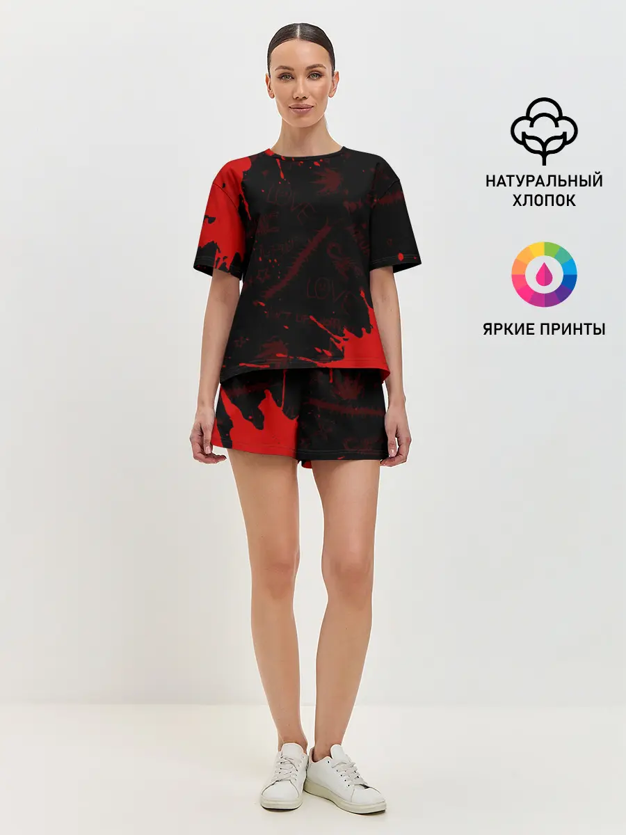 Женская пижама с шортами / LIL PEEP / ЛИЛ ПИП