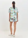 Женская пижама с шортами / Весенние цветы