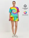 Женская пижама с шортами / TIE-DYE СТЕНА