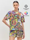 Женская пижама с шортами / ПСИХОДЕЛИКА / PSYHODELICA