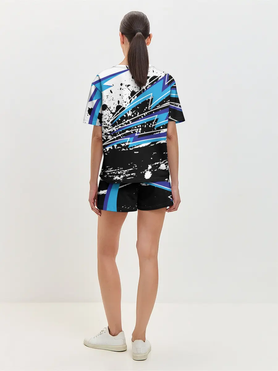 Женская пижама с шортами / Форма для мотокросса FOX