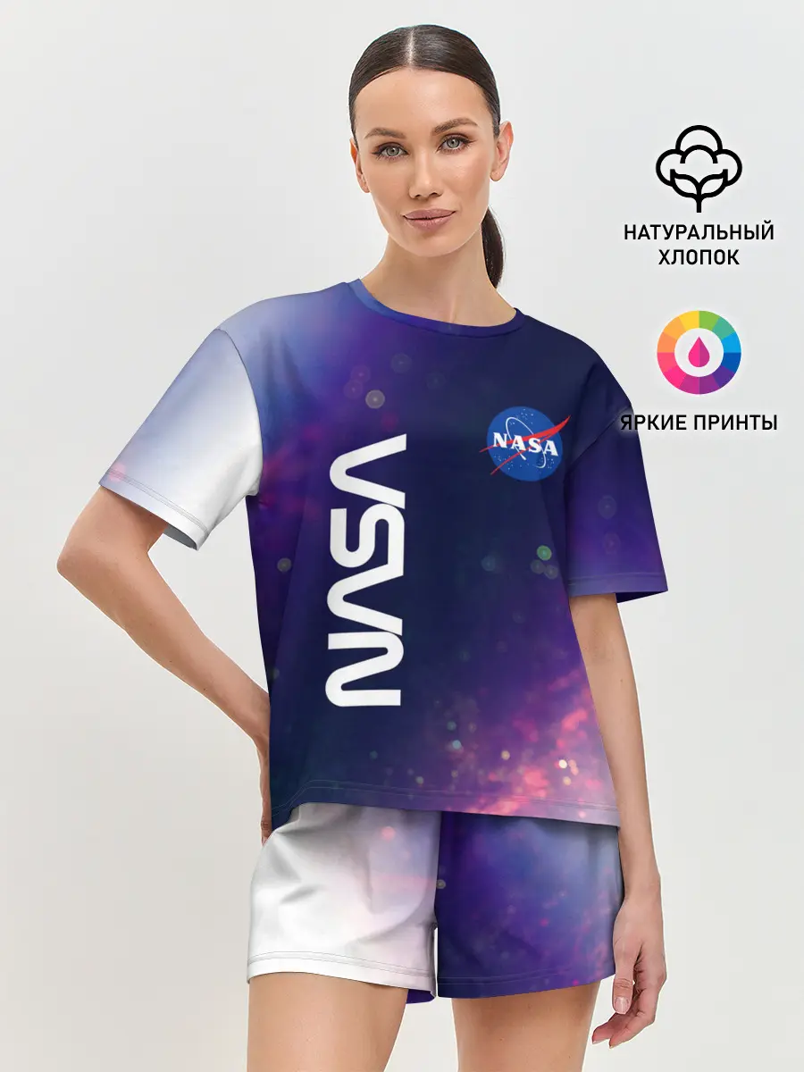 Женская пижама с шортами / NASA / НАСА