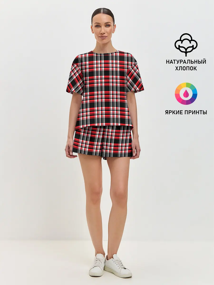 Женская пижама с шортами / ДЖЕНТЛЬМЕНЫ