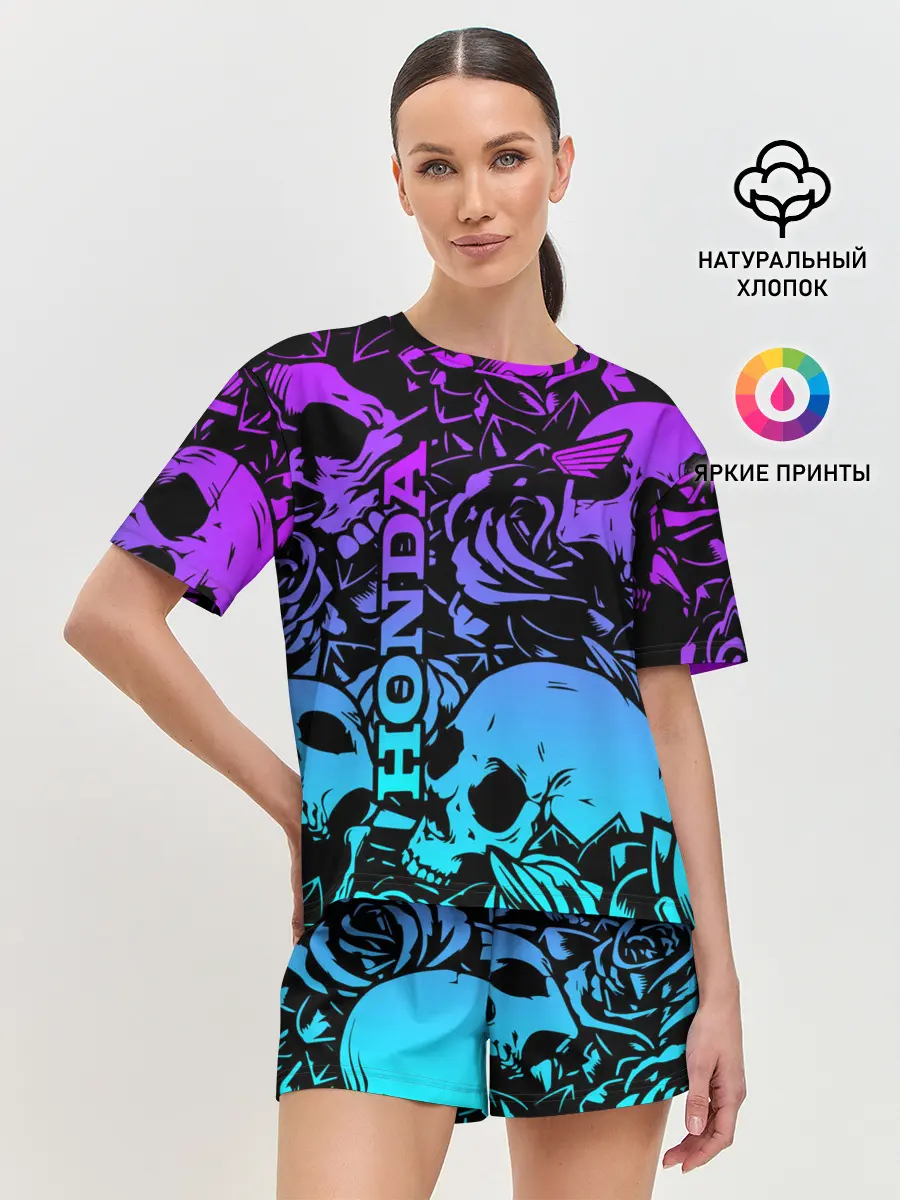 Женская пижама с шортами / HONDA