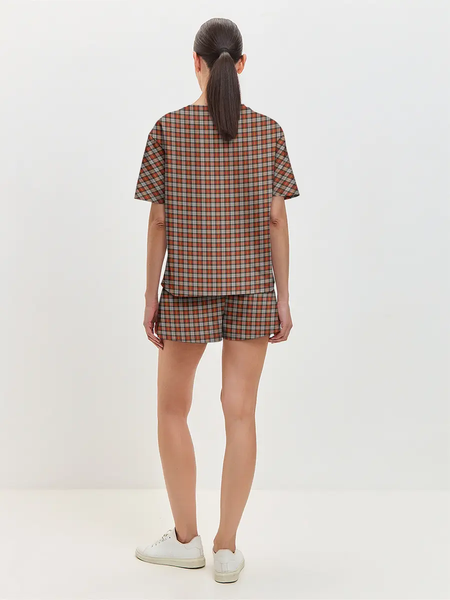 Женская пижама с шортами / Джентельмены