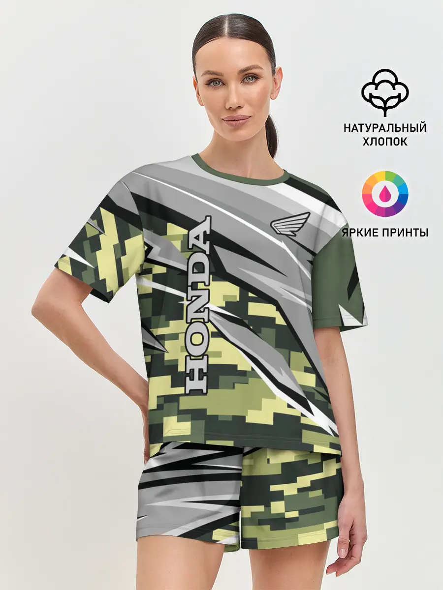 Женская пижама с шортами / HONDA