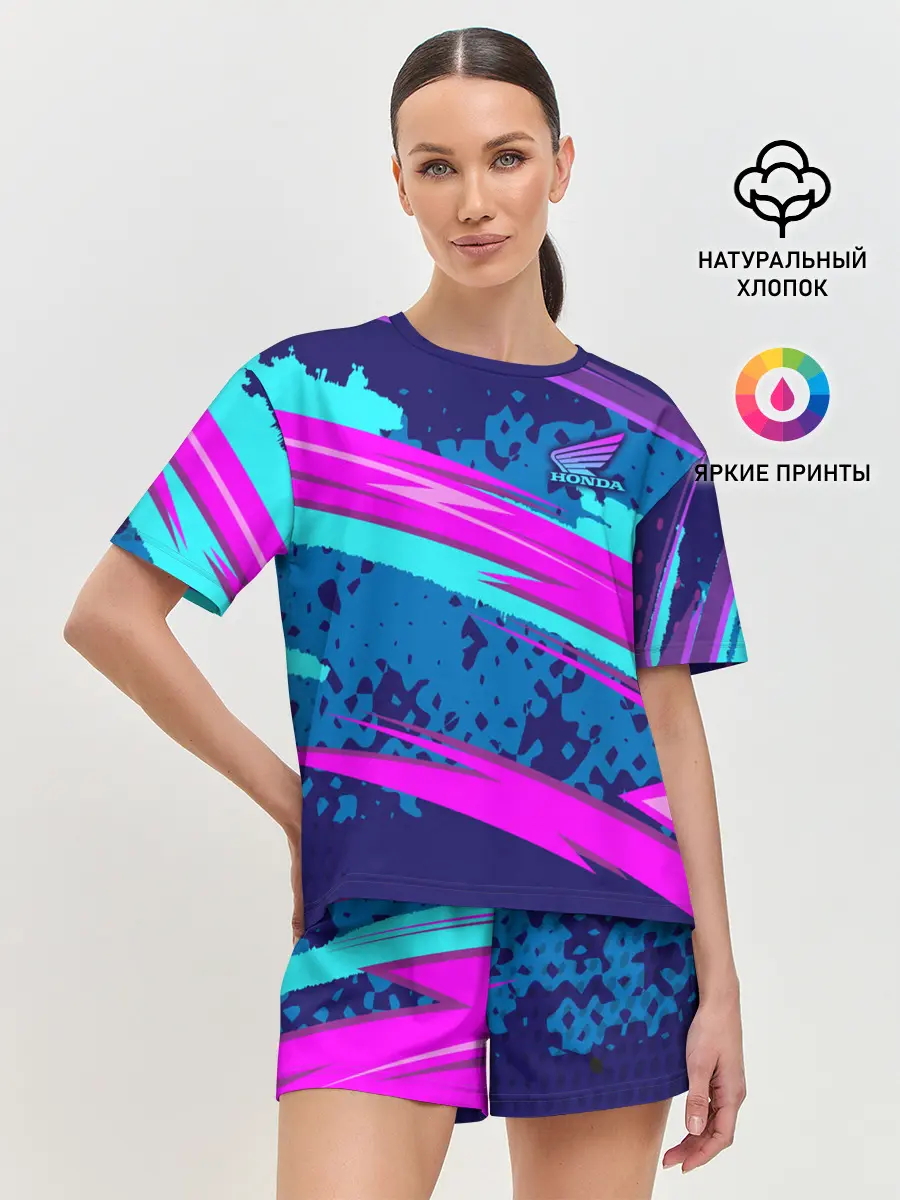 Женская пижама с шортами / HONDA