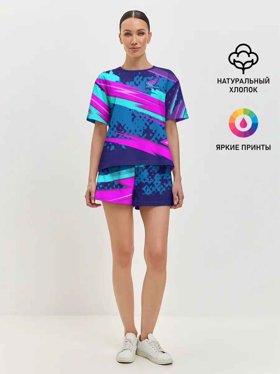 Женская пижама с шортами / HONDA