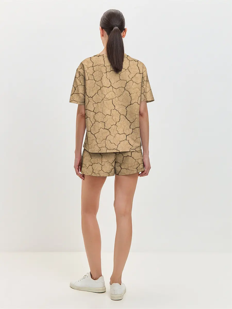 Женская пижама с шортами / Пустыня