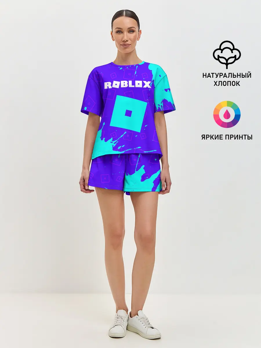 Женская пижама с шортами / ROBLOX / РОБЛОКС