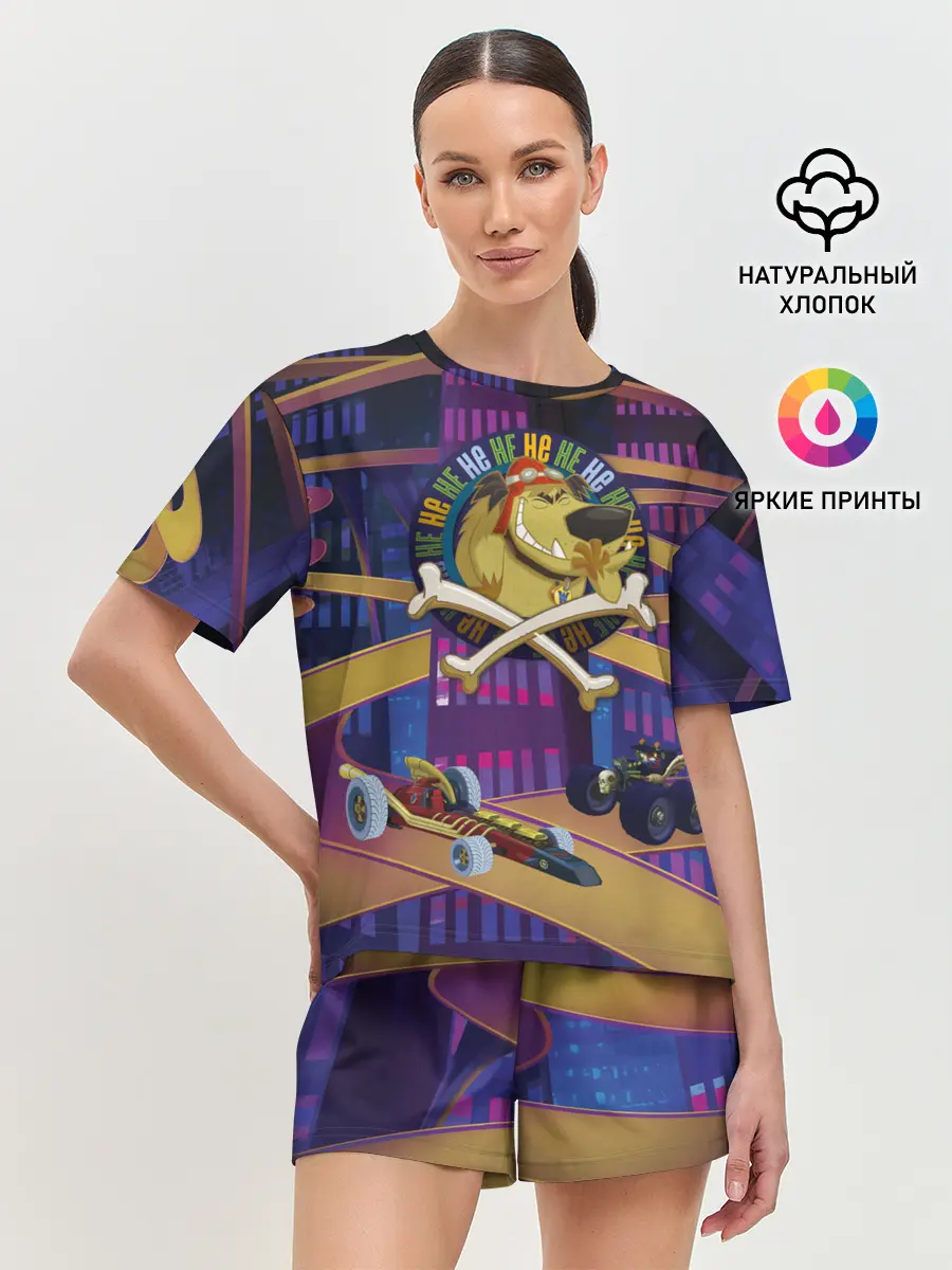 Женская пижама с шортами / Muttley HE HE HE