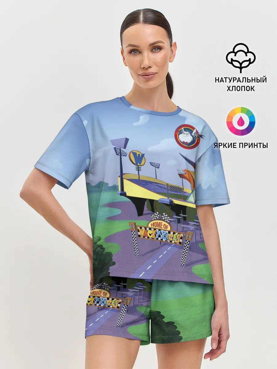 Женская пижама с шортами / Bella Badge