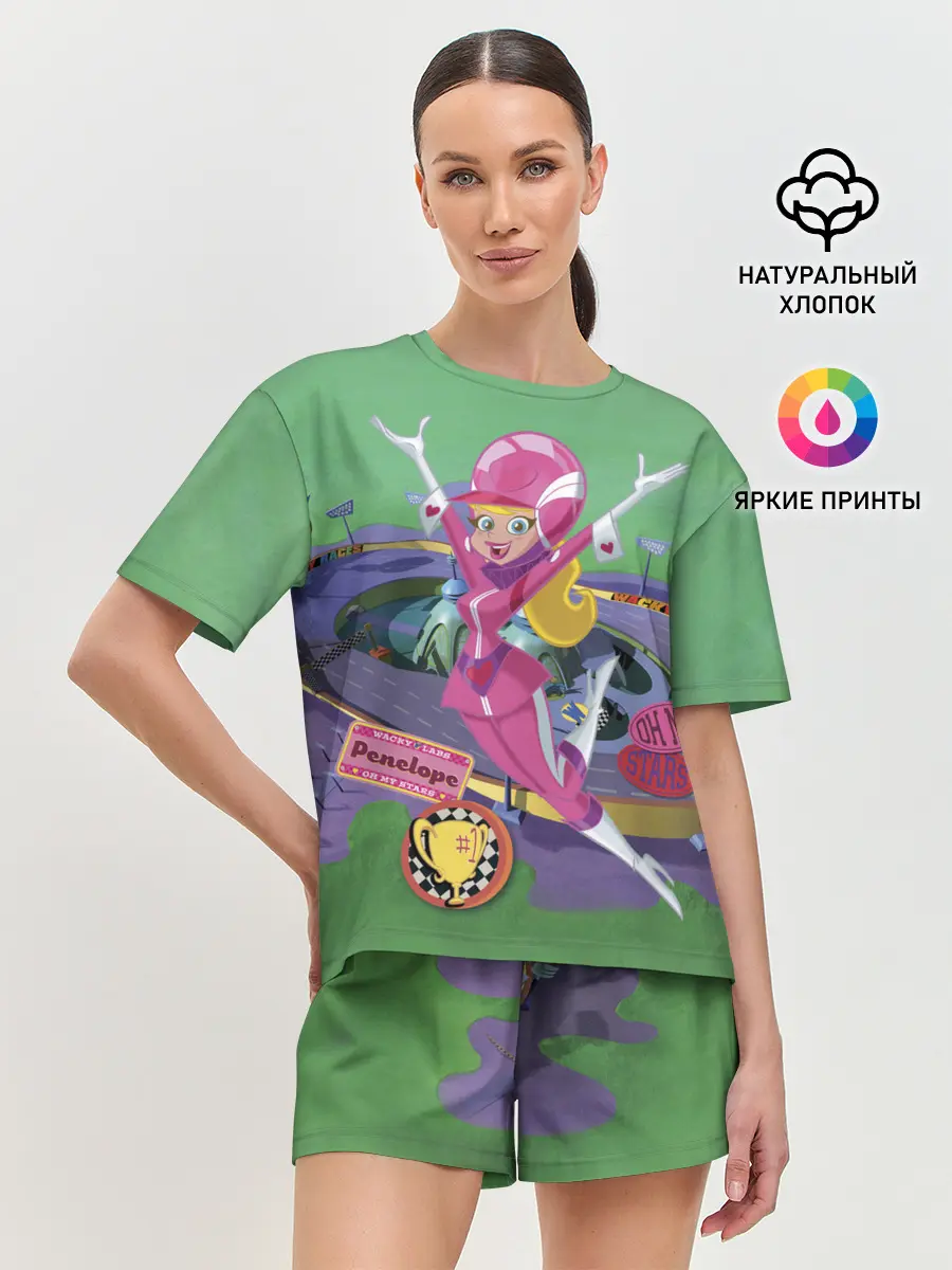 Женская пижама с шортами / Penelope Pitstop