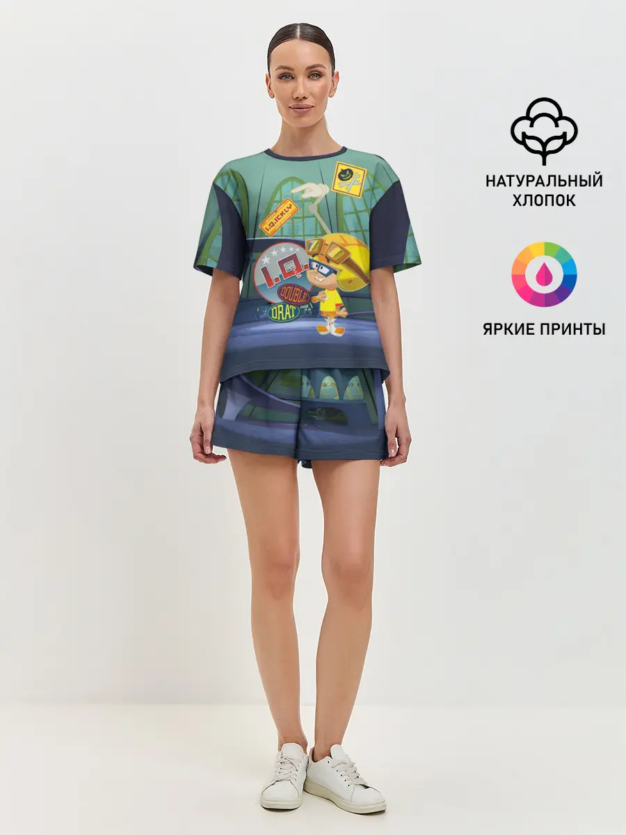 Женская пижама с шортами / IQ Wacky Races
