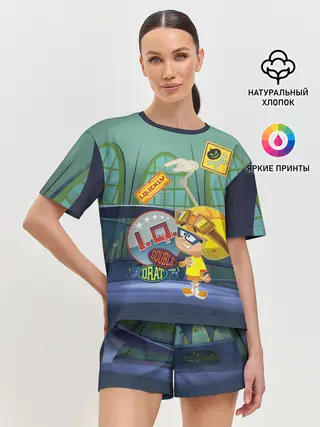 Женская пижама с шортами / IQ Wacky Races
