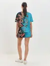 Женская пижама с шортами / Цветочная фантазия