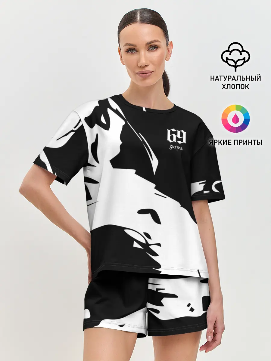 Женская пижама с шортами / 6ix9ine Tekashi