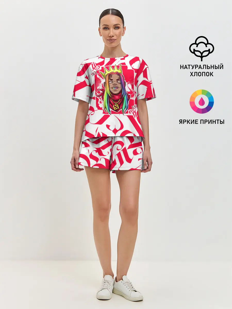 Женская пижама с шортами / 6ix9ine Tekashi
