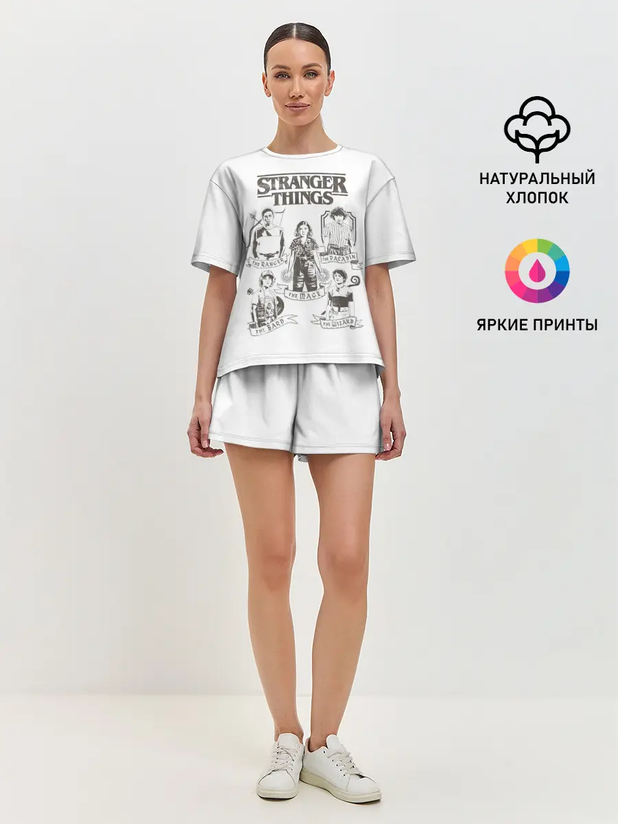 Женская пижама с шортами / Очень Странные Дела