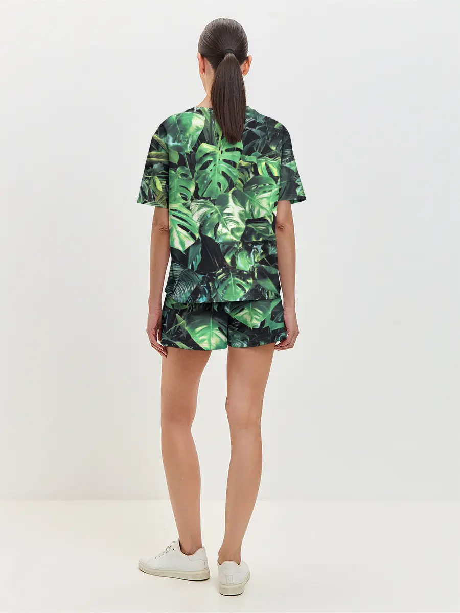 Женская пижама с шортами / ЛИСТЬЯ