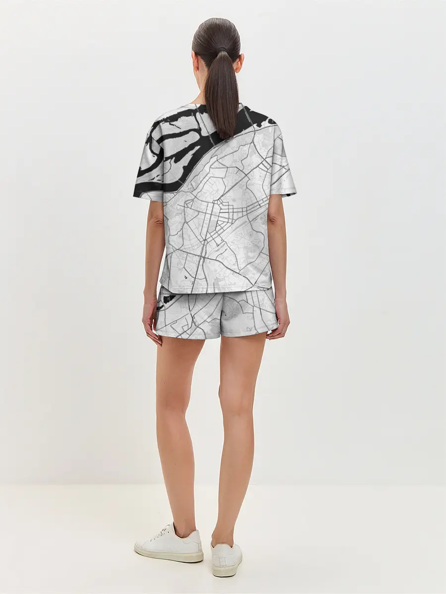 Женская пижама с шортами / генплан