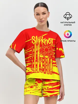 Женская пижама с шортами / Slipknot
