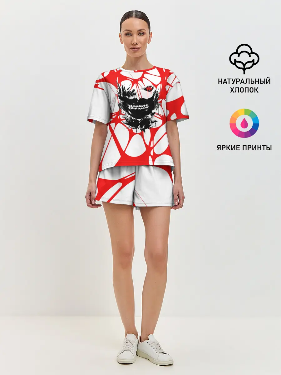 Женская пижама с шортами / Канеки Кен